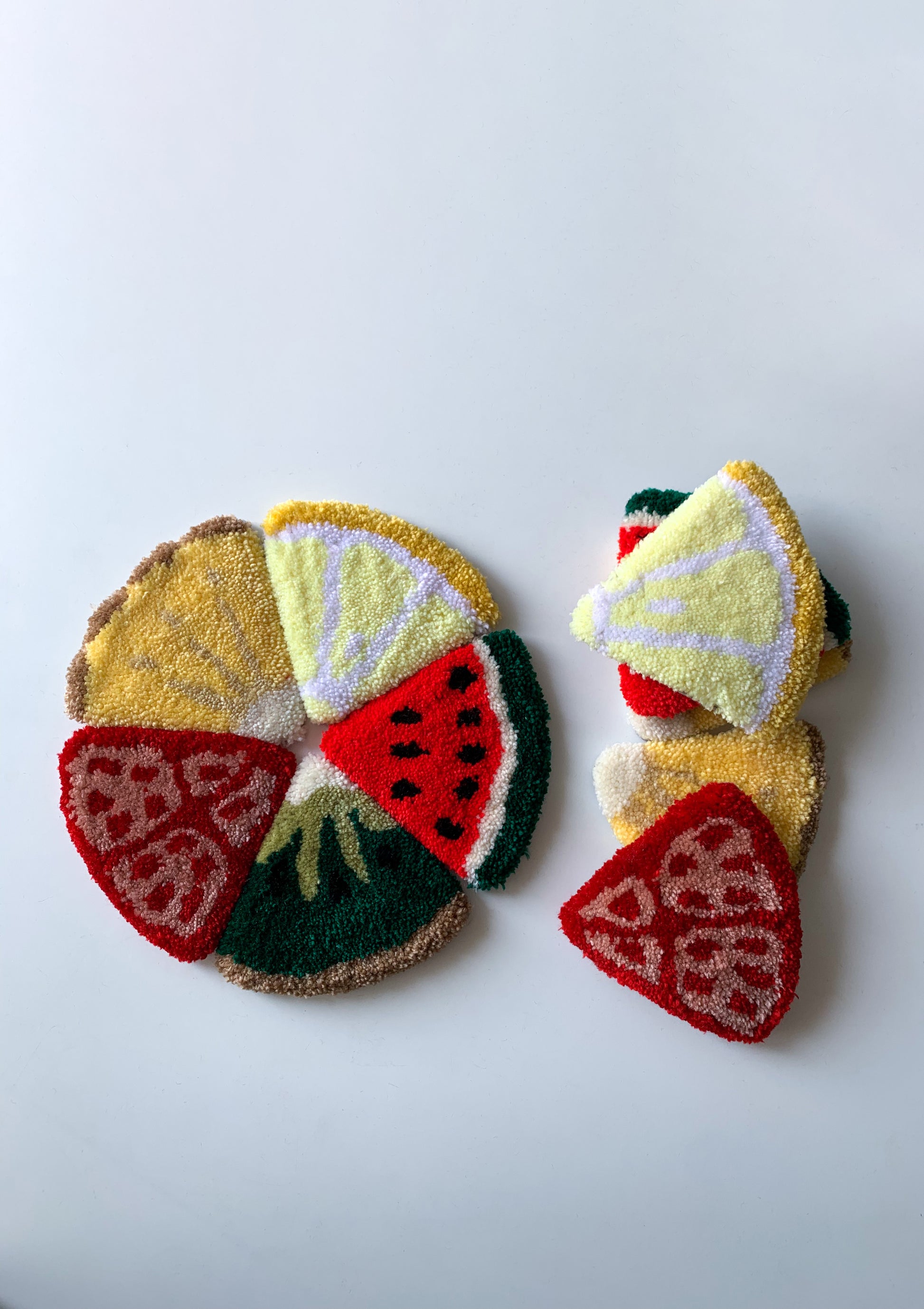 Fruit Slice Crochet Coasters. Handmade to Order. -  Denmark