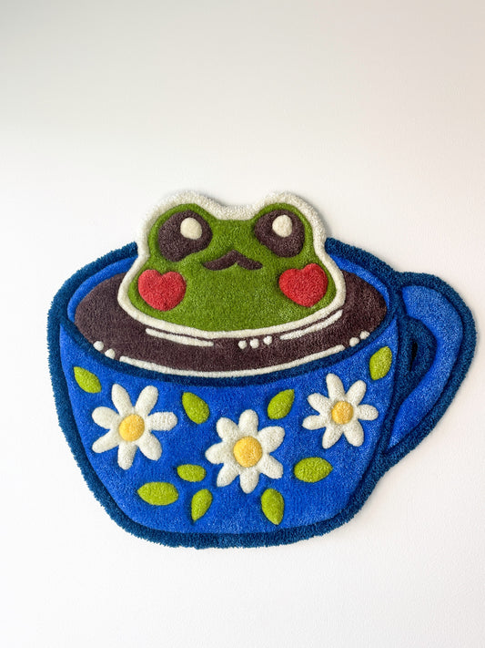 Anxiing X Inka Ruska | Frog in a Cup Wall Rug