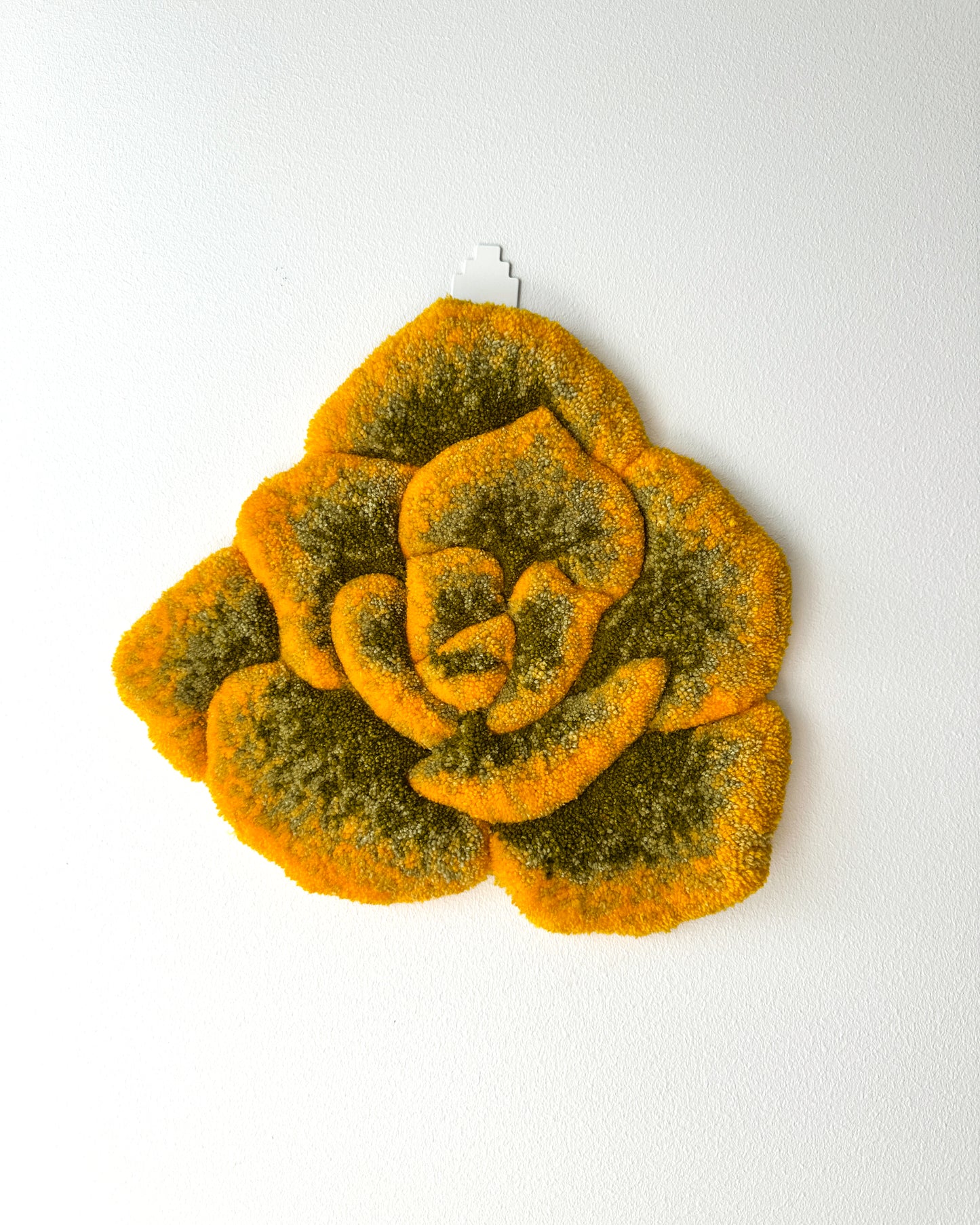 Yellow Echeveria Leaf Wall - Rug