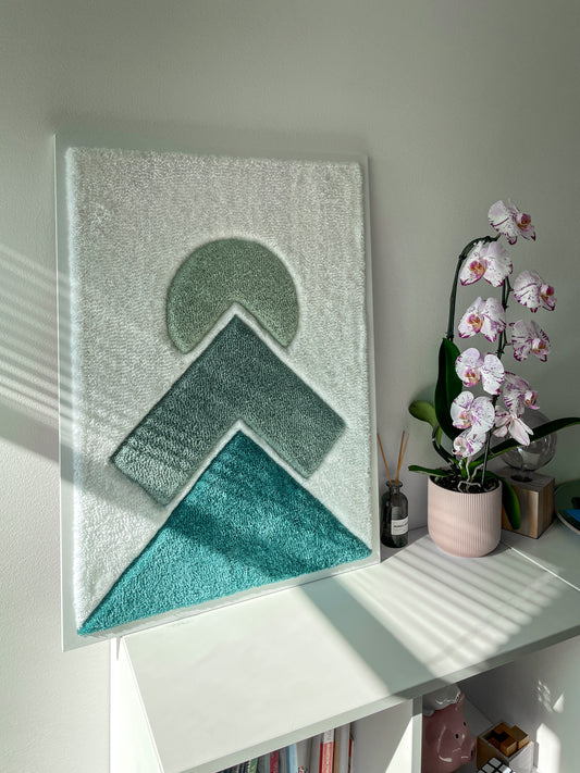 Geometry Framed Wall-Rug