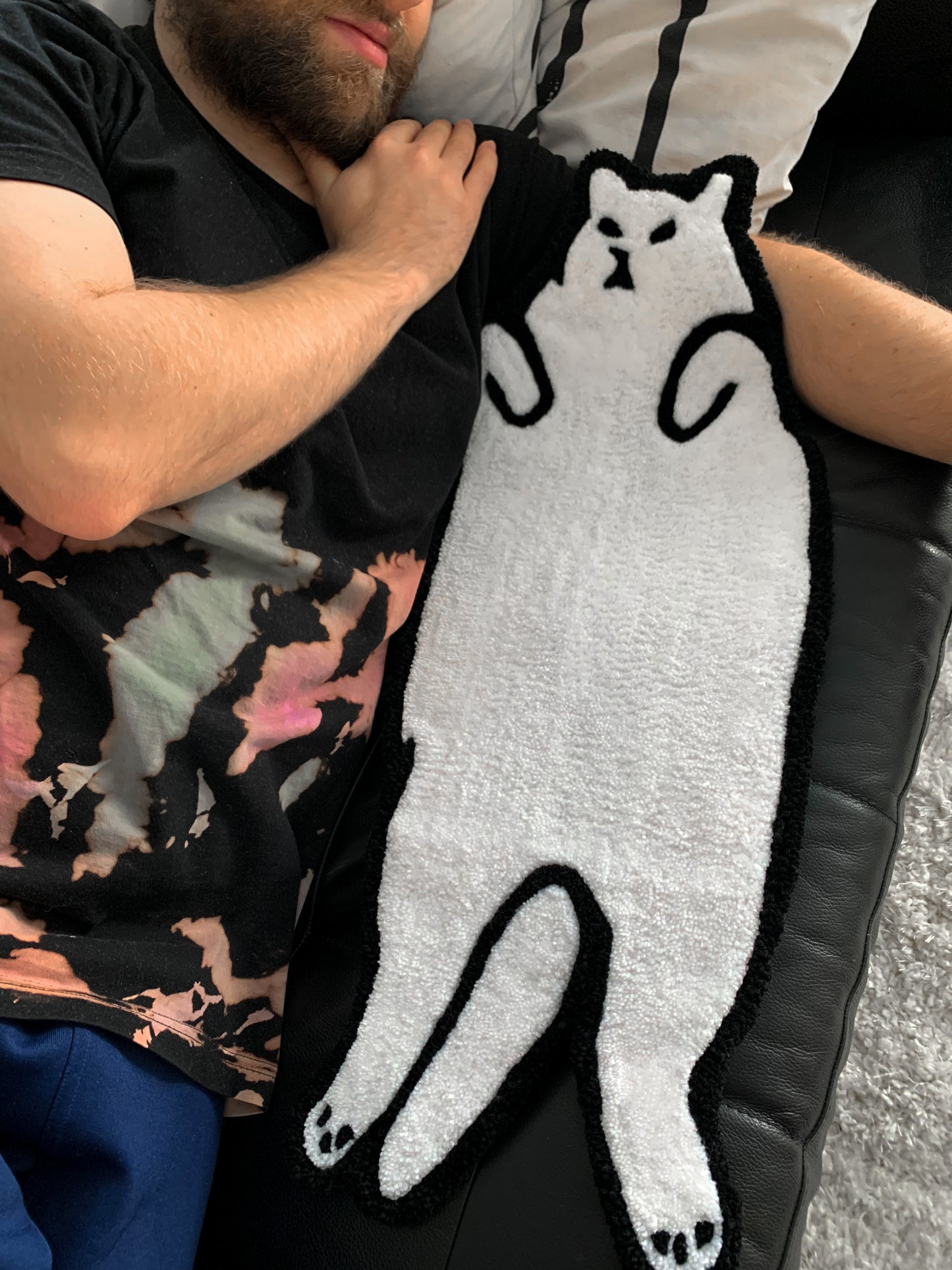 Chunky Cat Wrist Rest Rug [Made to order]